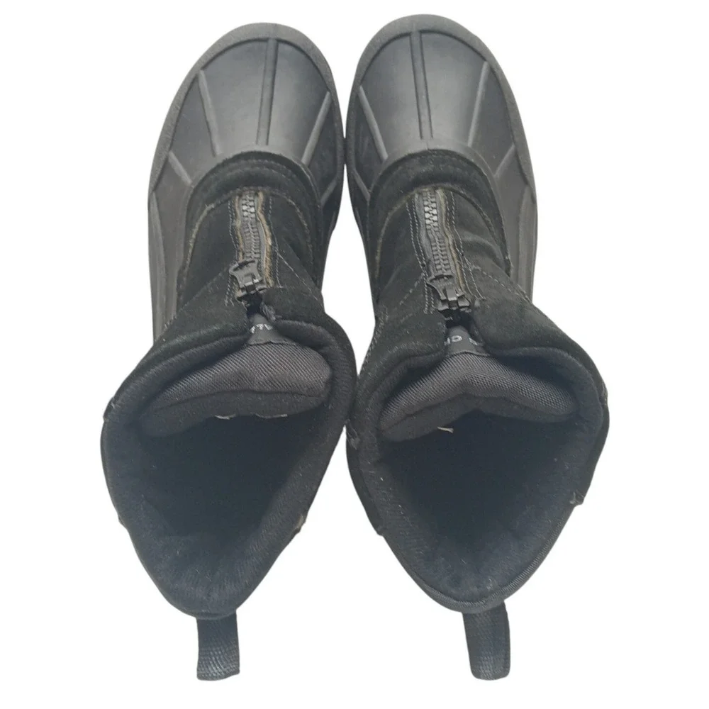 Falls Creek Black Waterproof / Front Zip / Winter Boots / 3M Insulated / Size: 7